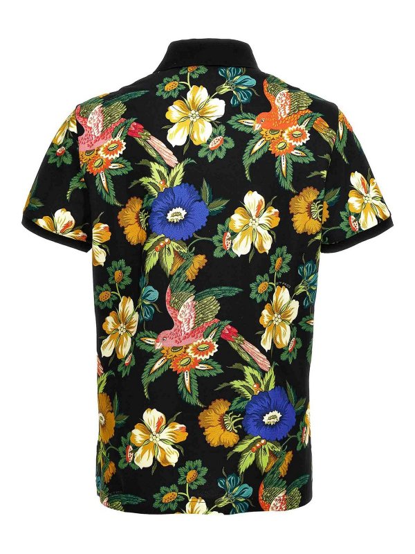 ETRO: polo shirts online - Patterned Polo Shirt