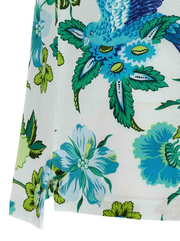 Patterned Polo Shirt shop online: ETRO