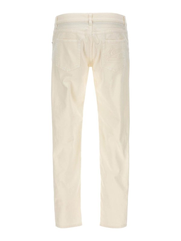 ETRO: ストレートジーンズ online - ストレートジーンズ - 白