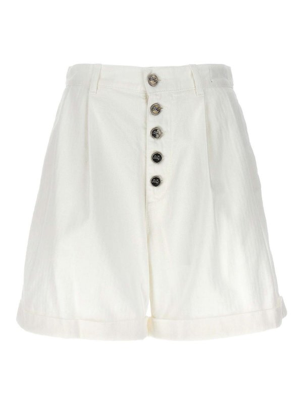 ETRO: トラウザーショーツ - ショートパンツ - 白