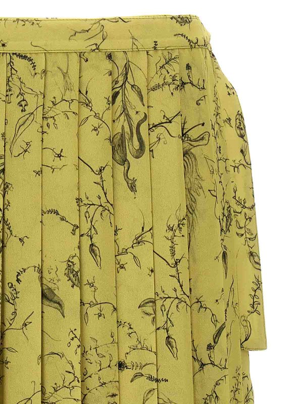 The Best Shops FABIANA FILIPPI: ニーレングススカート＆ミディ丈 - 膝丈/ミディスカート - 緑