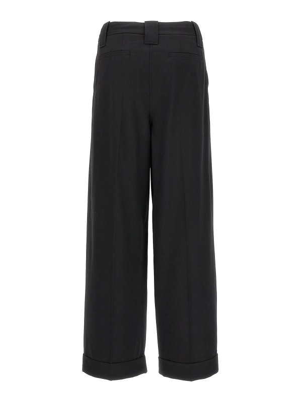 GANNI: casual trousers online - Loose Pence Pants