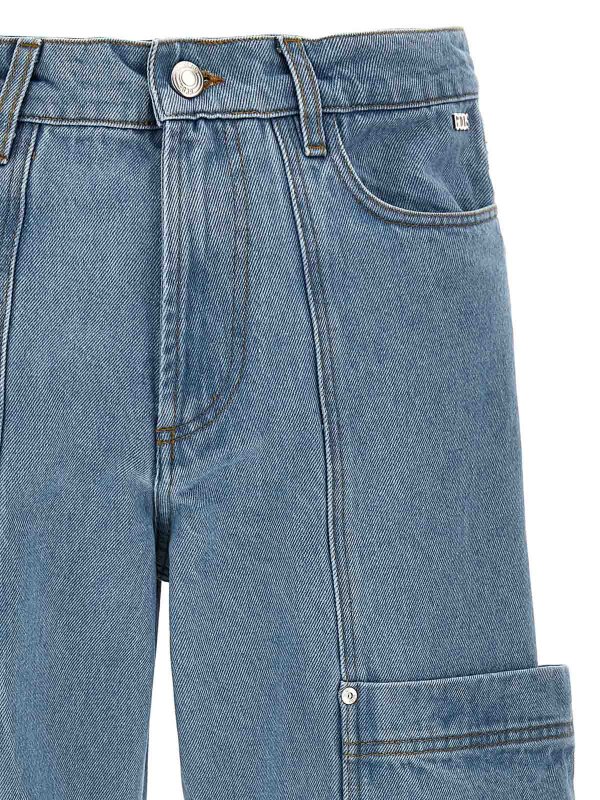 The Best Shops GCDS: straight leg jeans - Denim Ultrapocket Jeans
