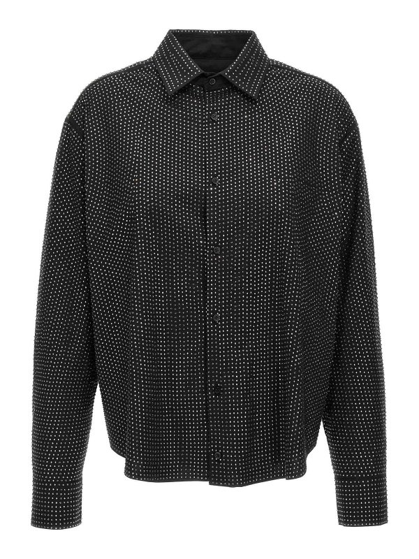 GIUSEPPE DI MORABITO: shirts - Rhinestone Shirt
