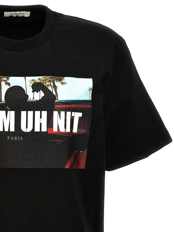 The Best Shops IH NOM UH NIT: t-shirt - T-shirt con palme e auto