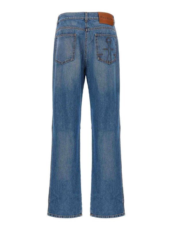 J.W. ANDERSON: Straight Leg Jeans online - Straight Leg Jeans - Blau
