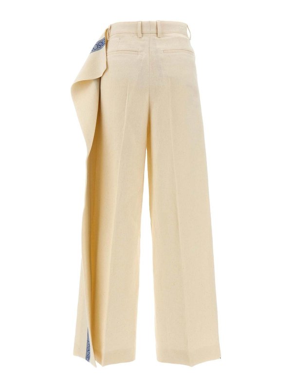 J.W. ANDERSON: casual trousers online - Logo Band Panel Pants