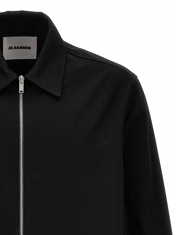 The Best Shops JIL SANDER: shirts - Gabardine Shirt