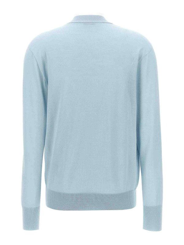 JIL SANDER: cardigans online - Mixed Cashmere Cardigan