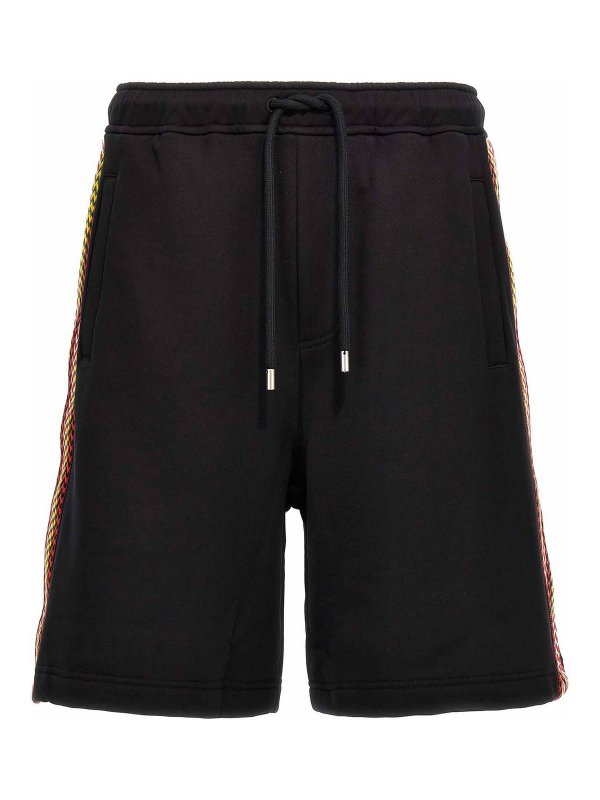 LANVIN: pantaloni shorts - Bermuda con cordoncino laterale