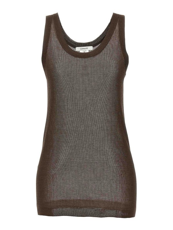 LEMAIRE: Tops und Tank Tops - Top - Braun