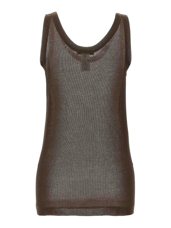 LEMAIRE: Tops und Tank Tops online - Top - Braun