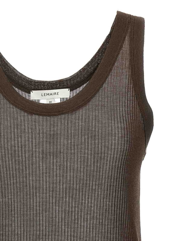 The Best Shops LEMAIRE: Tops und Tank Tops - Top - Braun