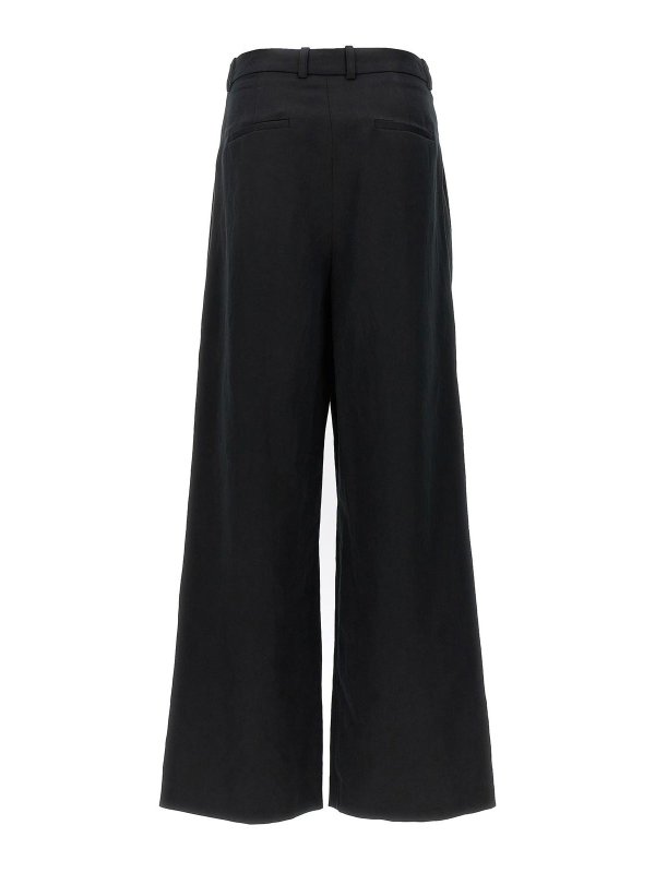 LOULOU STUDIO: casual trousers online - Idai Pants Pleats Zipper