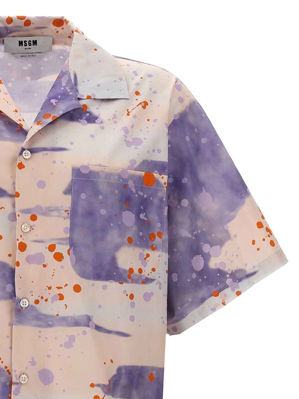 The Best Shops m.s.g.m.: shirts - Camouflage Print Shirt