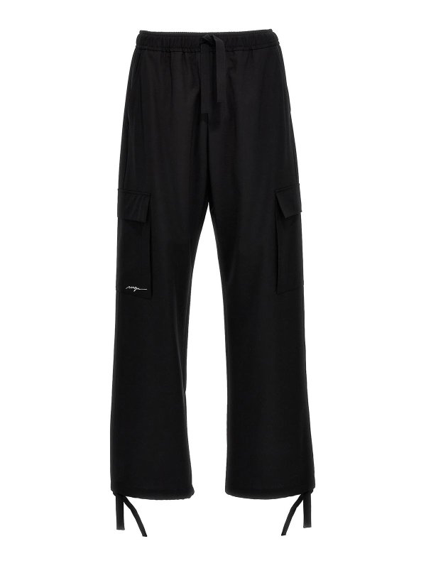 m.s.g.m.: カジュアルトラウザー - ショートパンツ - 黒