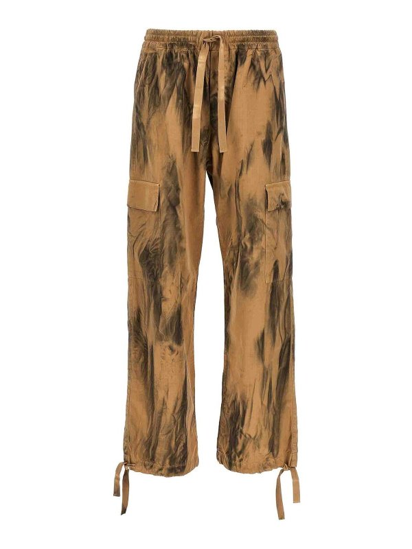 m.s.g.m.: casual trousers - Dirty-Effect Cargo Pants