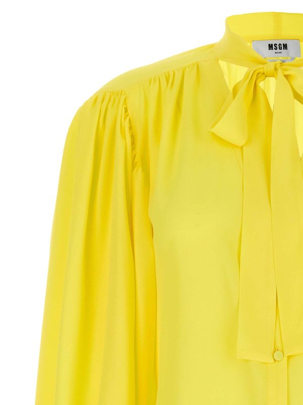 The Best Shops m.s.g.m.: camicie - Papillon per camicia in misto seta