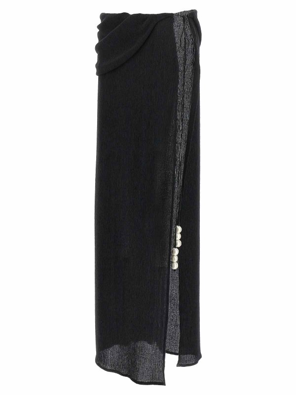 The Best Shops MAGDA BUTRYM: Long skirts - Long Skirt Side Split Pearls