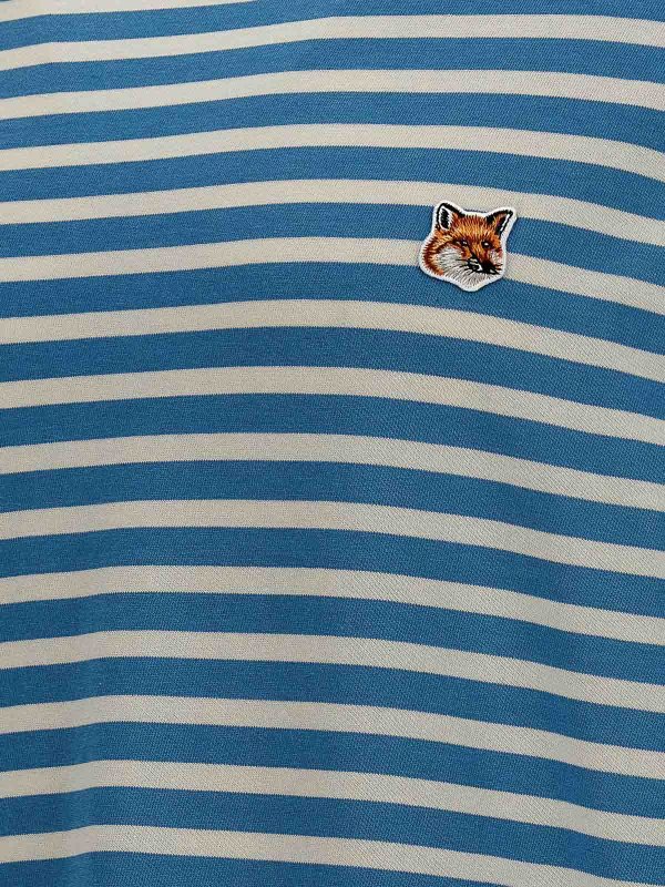 T-Shirt - Hellblau shop online: MAISON KITSUNÉ