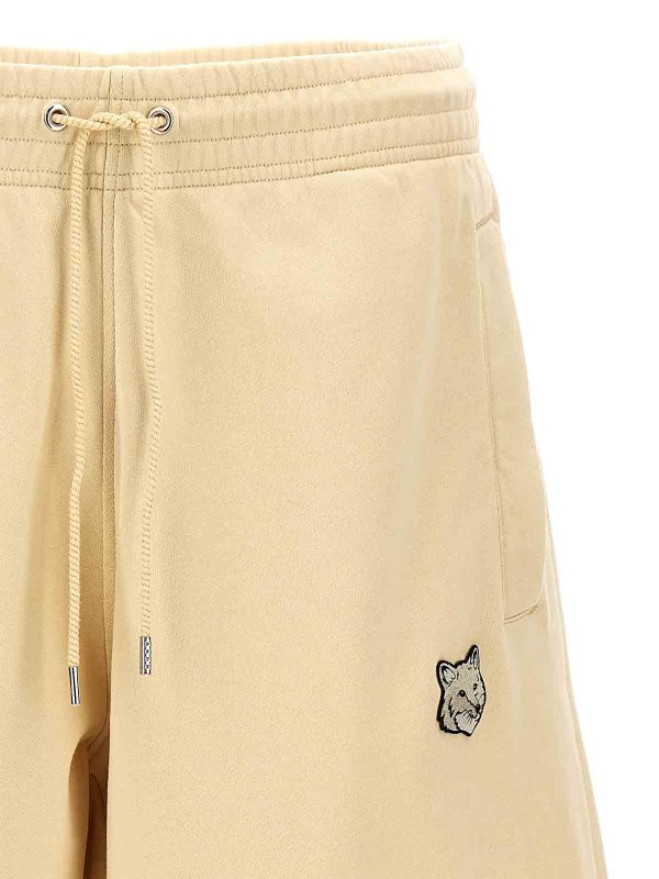 The Best Shops MAISON KITSUNÉ: トラウザーショーツ - ショートパンツ - ベージュ