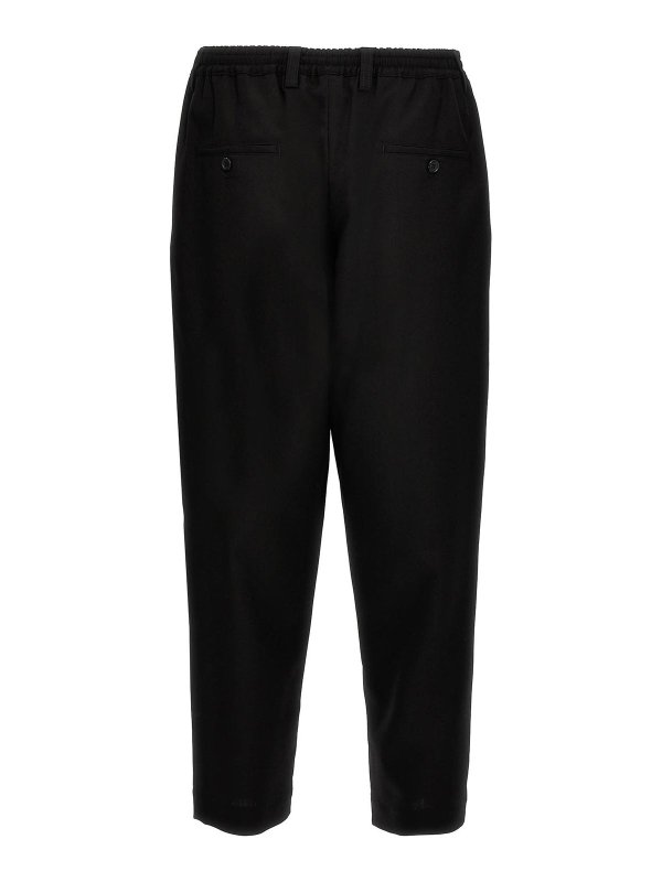 Marni: casual trousers online - Tropical Wool Crop Pants
