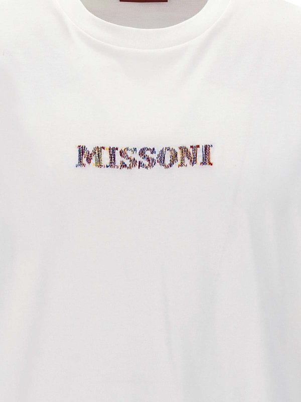 Logo Embroidery T-Shirt shop online: MISSONI