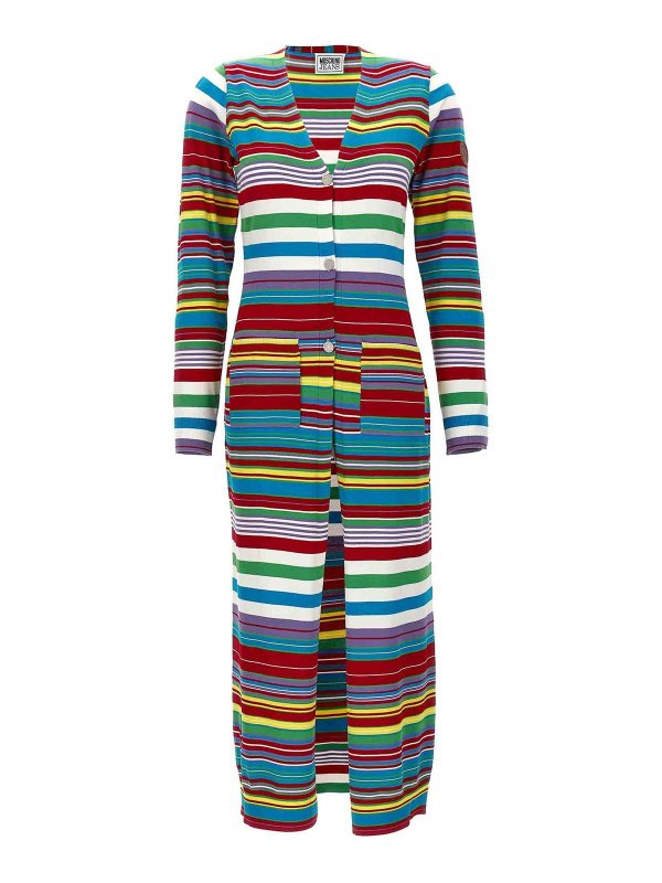 MOSCHINO JEANS: cardigans - Striped Cardigan