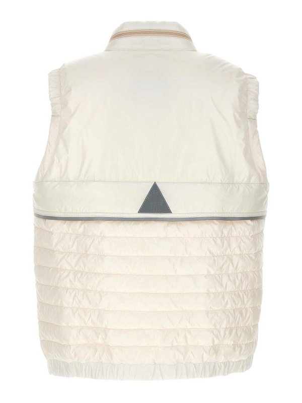 MONCLER: Westen online - Weste - Weiß