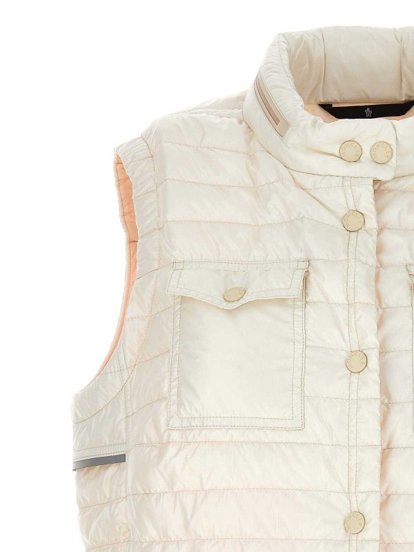 The Best Shops MONCLER: Westen - Weste - Weiß