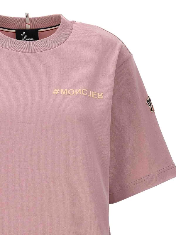 The Best Shops MONCLER: T-shirts - T-Shirt - Nude