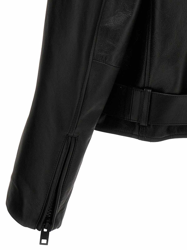MOSCHINO buy online Lederjacke - Schwarz