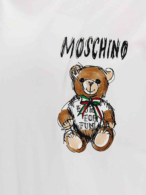 T-Shirt - Weiß shop online: MOSCHINO