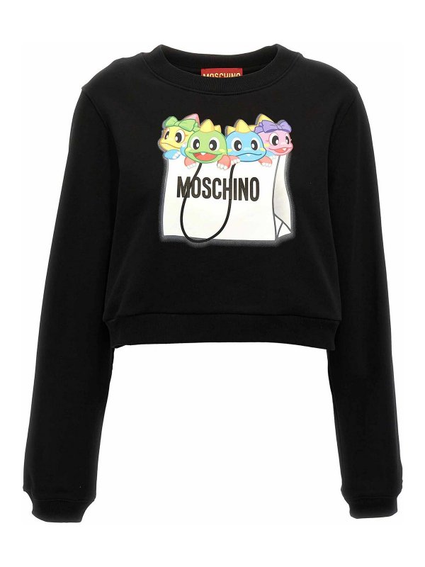 MOSCHINO: crew necks - Bubble Bobble Sweater