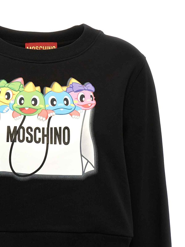 The Best Shops MOSCHINO: crew necks - Bubble Bobble Sweater