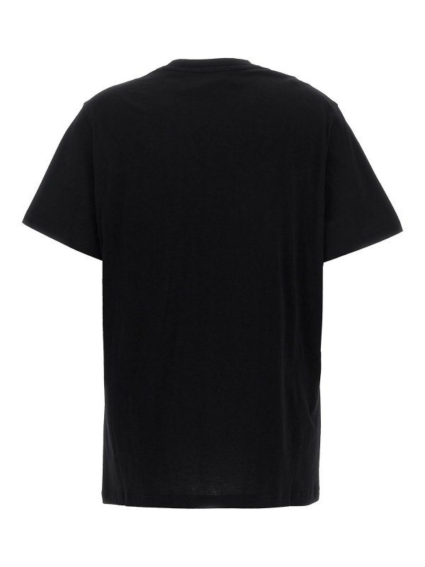 MOSCHINO: t-shirts online - Cotton T-Shirt Love We Trust Crew Neck