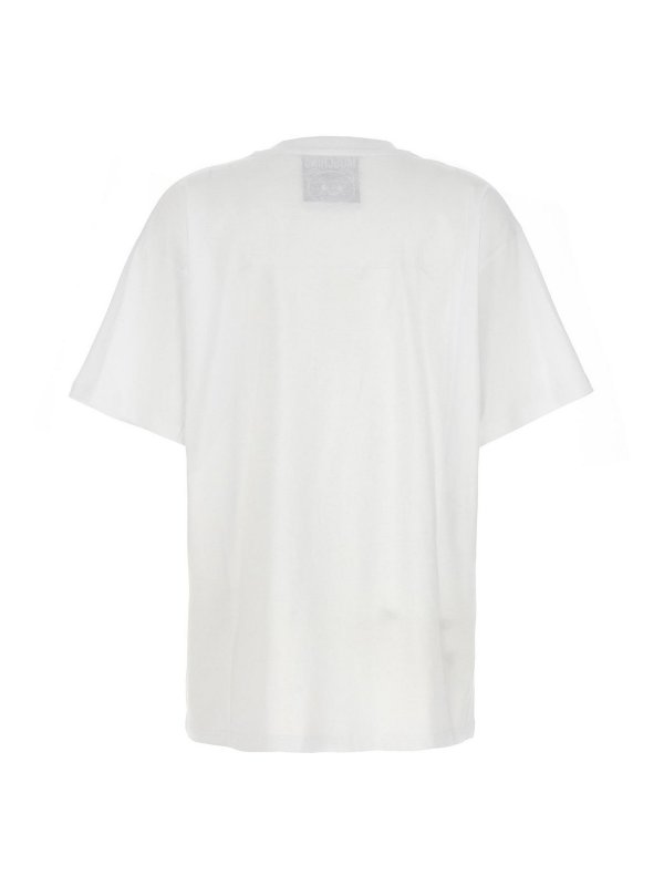 MOSCHINO: t-shirts online - Cotton Crew Neck Teddy Bear Print