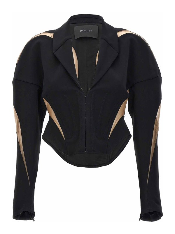 MUGLER: Casualjacken - Blazer - Schwarz