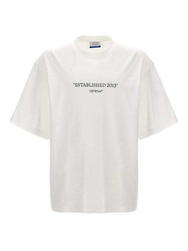 OFF-WHITE: Camisetas - Camiseta - Blanco