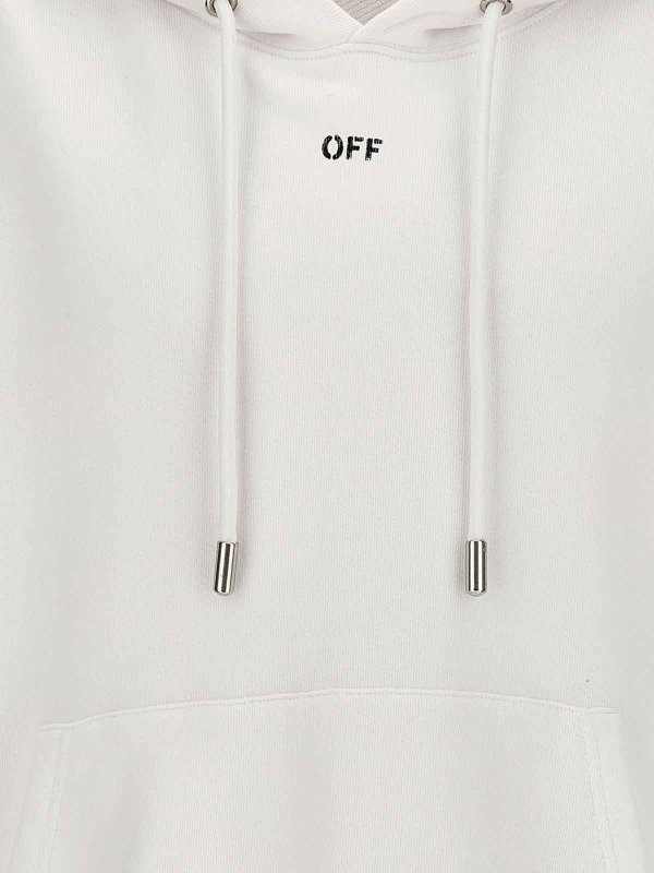 スウェット・トレーナー Off-White 'Off stamp' hoodie Black Off Stamp Round Hoodie by Off-White on Sale