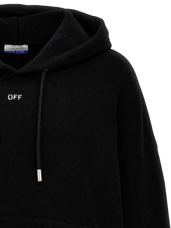 The Best Shops OFF-WHITE: Sweatshirts & Sweaters - Off Stamp Hoodie