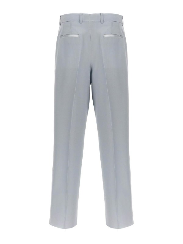 OFF-WHITE: テーラードトラウザー online - テーラードパンツ - ライトブルー