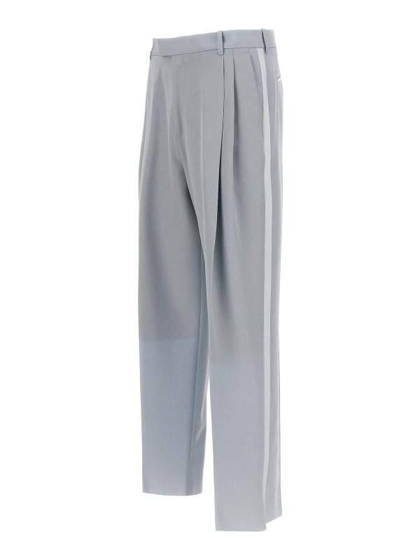 The Best Shops OFF-WHITE: テーラードトラウザー - テーラードパンツ - ライトブルー