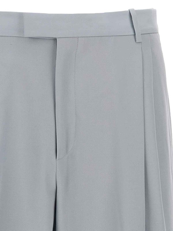 テーラードパンツ - ライトブルー shop online: OFF-WHITE