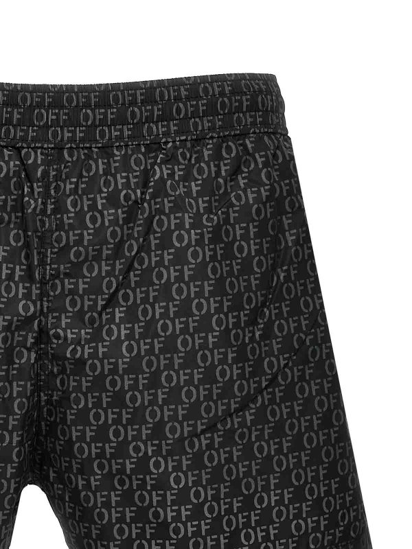The Best Shops OFF-WHITE: Swim shorts & swimming trunks - Off Stamp Swimsuit