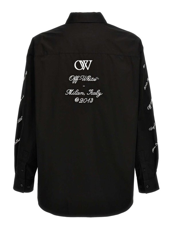 OFF-WHITE: shirts online - 23 Logo Heavycoat Shirt