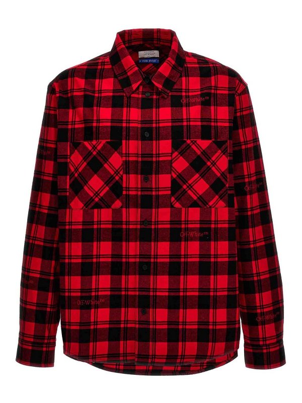 OFF-WHITE: Hemden - Hemd - Rot