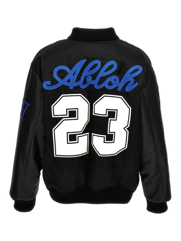 OFF-WHITE: bombers online - Baseball Bomber Jacket
