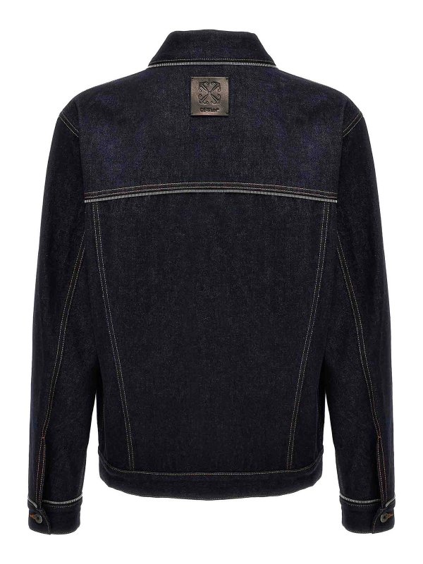 OFF-WHITE: デニムジャケット online - デニムジャケット - ブルー