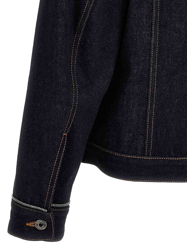 デニムジャケット - ブルー shop online: OFF-WHITE